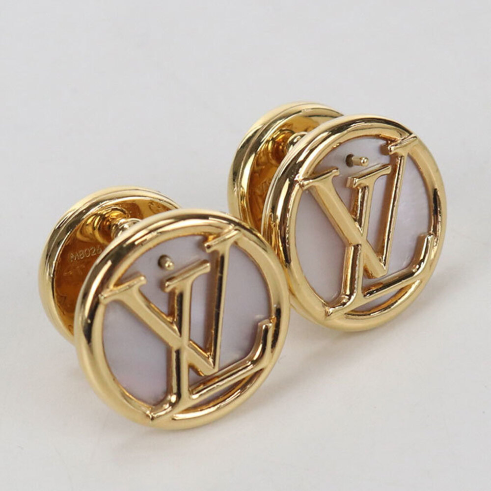 LOUIS VUITTON Gold Earrings - Picture 4 of 4